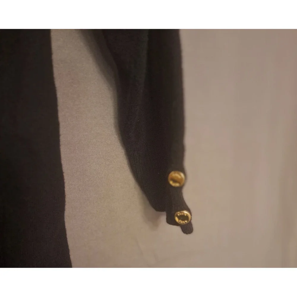 Anne Klein Crewneck Long Sleeved Sweater Womens‎ Size Small Black